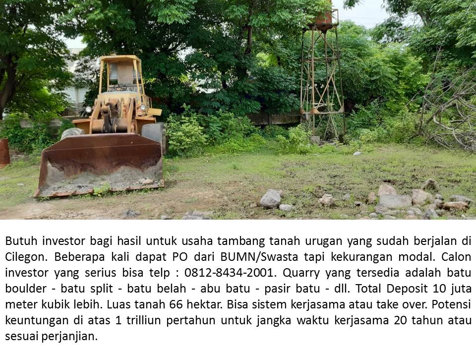 Mencari modal usaha dari pemerintah untuk usaha tambang abu batu yang sudah berjalan 345714208-cari-dana-buat-modal